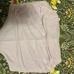 Light Lavender Sheer Chiffon Corset Top (no brand, from Amazon)